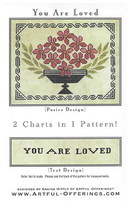 You Are Loved - Artful Offerings - Cross Stitch Pattern