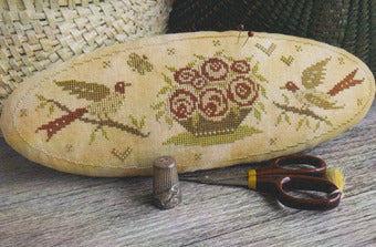 Vintage Charm Pinkeep - Scattered Seed Samplers - Cross Stitch Pattern