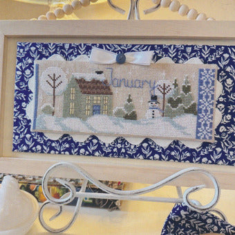 The January House - Luhu Stitches - Cross Stitch Pattern, Needlecraft Patterns, The Crafty Grimalkin - A Cross Stitch Store