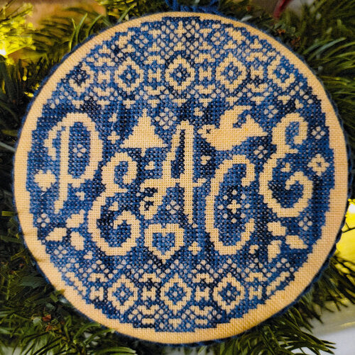 Peace Bauble - Wildflower Stitching - Cross Stitch Pattern