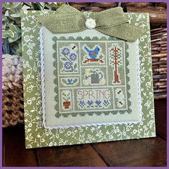 Bits and Pieces of Spring - Little House Needleworks - Cross Stitch Pattern, Needlecraft Patterns, Needlecraft Patterns, The Crafty Grimalkin - A Cross Stitch Store