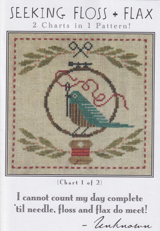 Seeking Floss and Flax - Artful Offerings - Cross Stitch Pattern, Needlecraft Patterns, Needlecraft Patterns, The Crafty Grimalkin - A Cross Stitch Store