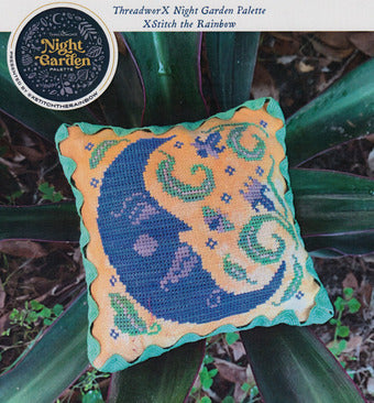 Blue Moon Garden - Carriage House Samplings - Cross Stitch Pattern, Needlecraft Patterns, Needlecraft Patterns, The Crafty Grimalkin - A Cross Stitch Store