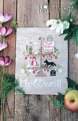 Me and the Wolf -  Madame Chantilly - Cross Stitch Pattern, Needlecraft Patterns, Needlecraft Patterns, The Crafty Grimalkin - A Cross Stitch Store