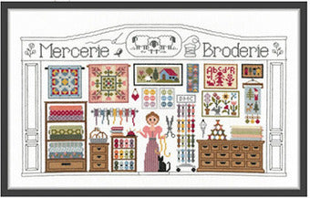 Mercerie Broderie - Jardin Prive - Cross Stitch Pattern, Needlecraft Patterns, Needlecraft Patterns, The Crafty Grimalkin - A Cross Stitch Store