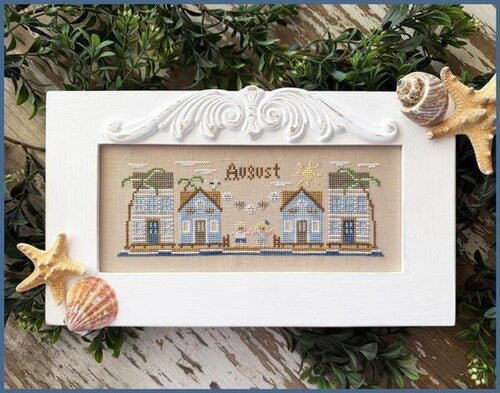 August Mini Village - Country Cottage Needleworks - Cross Stitch Pattern
