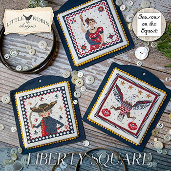 Liberty Square - Little Robin Designs - Cross Stitch Pattern