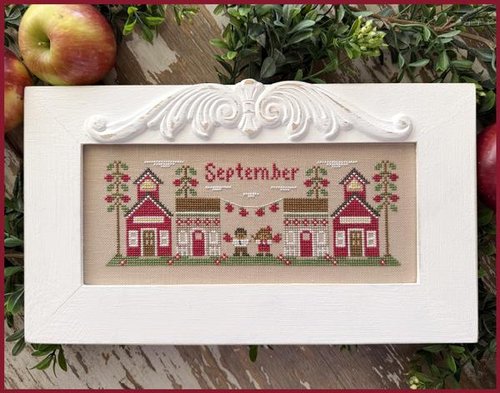 September Mini Village - Country Cottage Needleworks - Cross Stitch Pattern