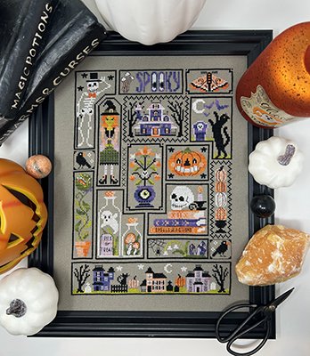 A Spooky Night - Tiny Modernist - Cross Stitch Pattern