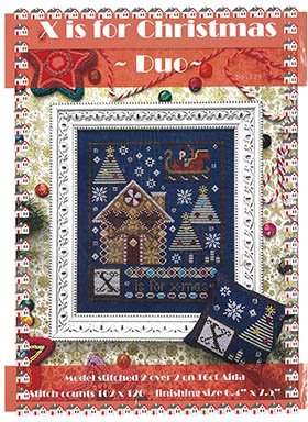 X is for Christmas Duo - Yasmin's Made with Love - Cross Stitch Pattern