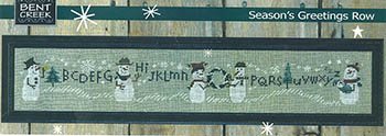 Season's Greetings Row - Bent Creek - Cross Stitch Pattern