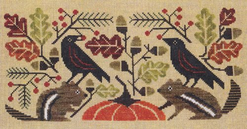 Happy Harvest - Artful Offering - Cross Stitch Pattern