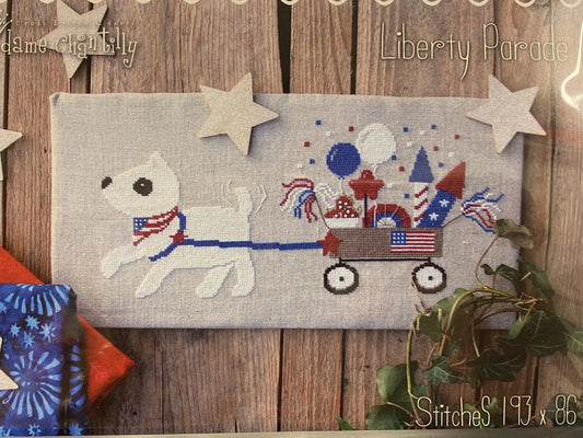 Liberty Parade -  Madame Chantilly - Cross Stitch Pattern, Needlecraft Patterns, Needlecraft Patterns, The Crafty Grimalkin - A Cross Stitch Store
