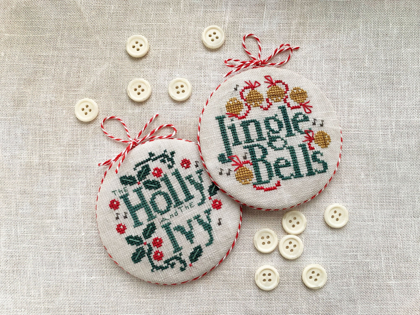 PREORDER Joyful Christmas Ornaments 2026 - Stitches by Ethel - Cross Stitch Pattern