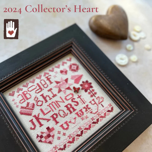 2024 Collector's Heart Kit - Heart In Hand Needleart, Needlecraft Patterns, Needlecraft Patterns, The Crafty Grimalkin - A Cross Stitch Store