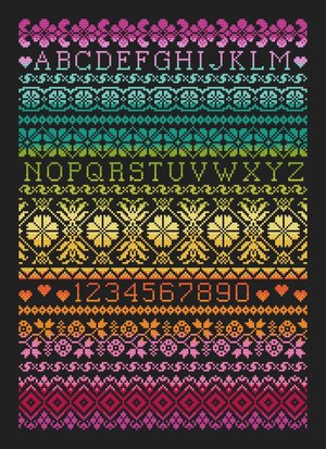Rainbow Sampler - Shannon Christine Designs - Cross Stitch Pattern, Needlecraft Patterns, The Crafty Grimalkin - A Cross Stitch Store