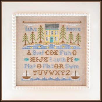 Lake House - Country Cottage Needleworks - Cross Stitch Pattern