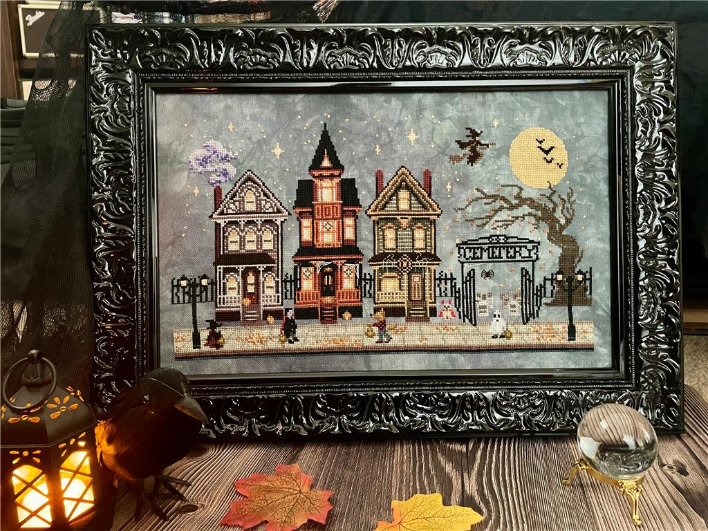 Trick or Treat Town - Flossabilities - Cross Stitch Design