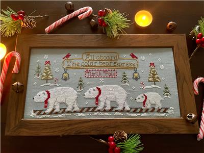 Polar Bear Express - Flossabilities - Cross Stitch Design