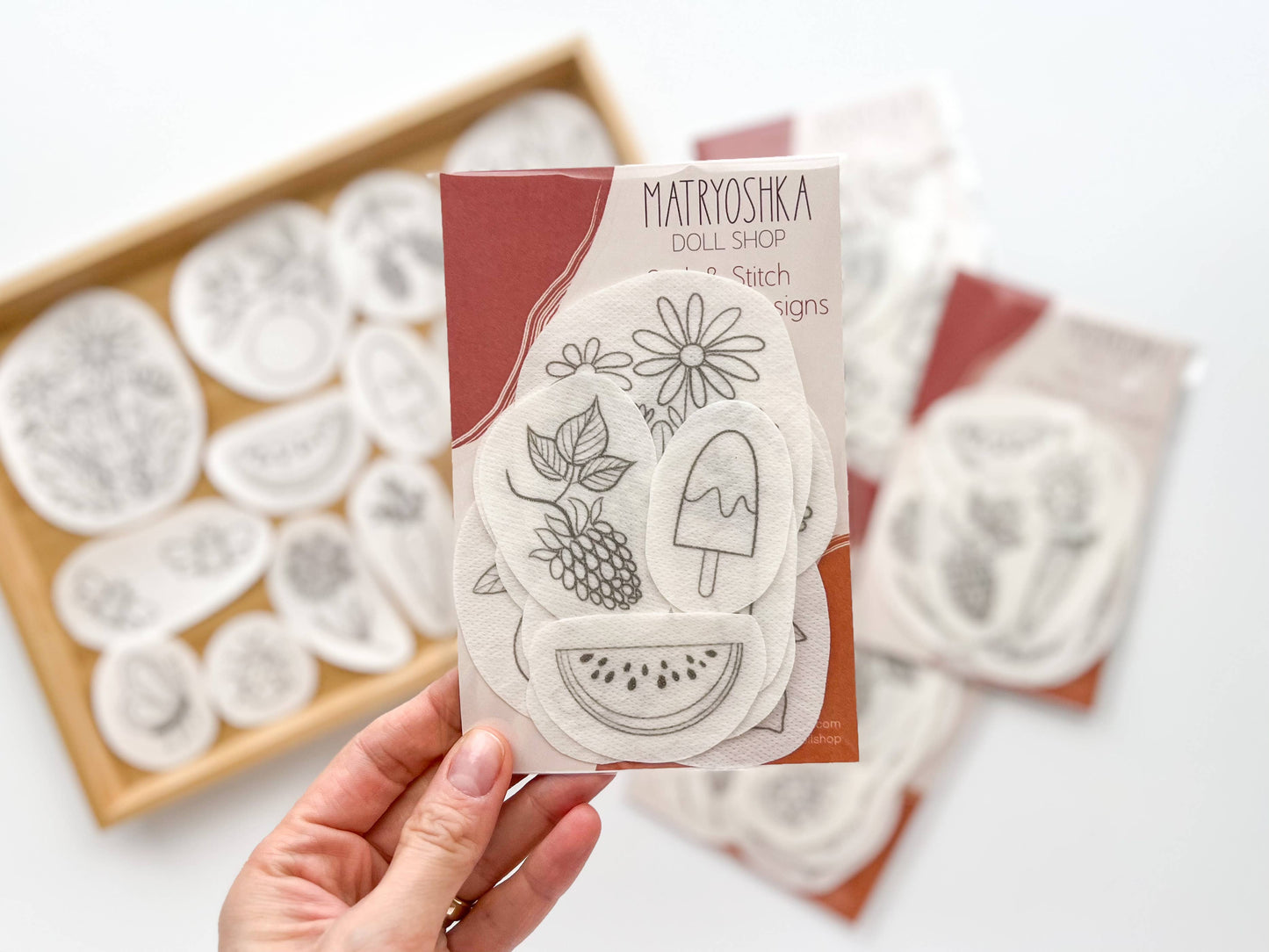 Stick & Stitch Embroidery patterns, embroidery patches