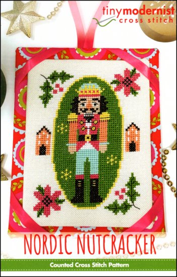 Nordic Nutcracker - Tiny Modernist - Cross Stitch Pattern, Needlecraft Patterns, Needlecraft Patterns, The Crafty Grimalkin - A Cross Stitch Store