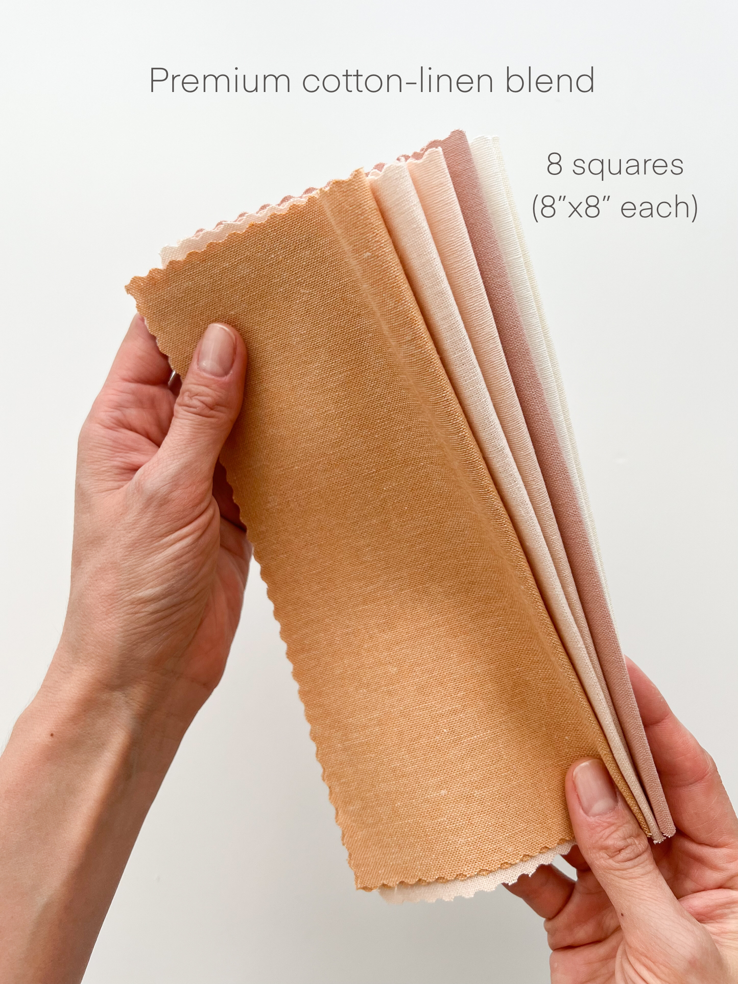 Embroidery fabric bundle, linen blend embroidery fabric pack