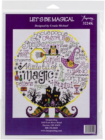 Imaginating Counted Cross Stitch Kit 8.3"X9.4" - Let's Be Magical (14 Count)