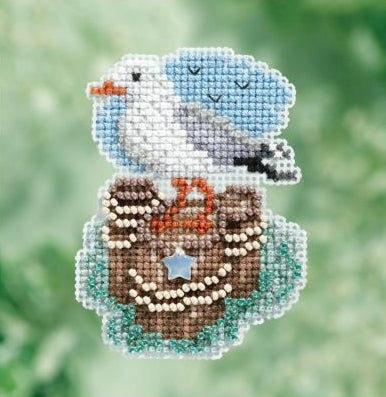 Seagull - Mill Hill - Winter 2017 Seasonal Ornament, Needlecraft Kits, Needlecraft Kits, The Crafty Grimalkin - A Cross Stitch Store
