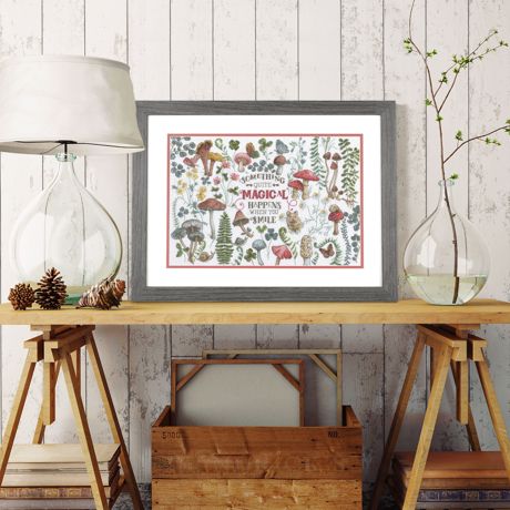 Dimensions Counted Cross Stitch Kit 16" x 11" - Woodland Magic 16 Count