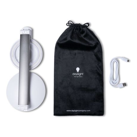 Daylight Halo Go 2 Rechargeable Magnifier Lamp - White