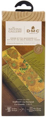 DMC Advanced Bookmark Cross Stitch Kit - Sunflowers By Van Gogh