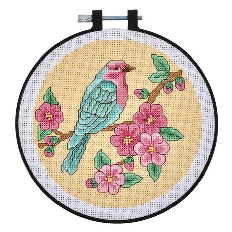 Bucilla Mindful Counted Cross Stitch Kit 6" Round - Celestial Harmony