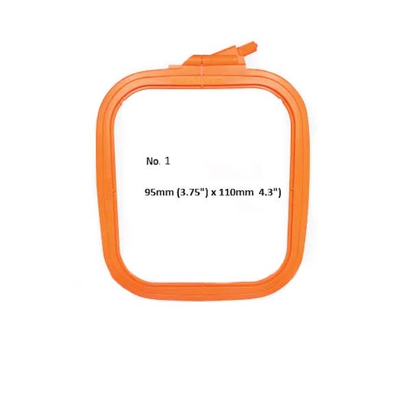 Nurge Square Plastic Hoops 110mm  X 95MM (4.3" 3.75")