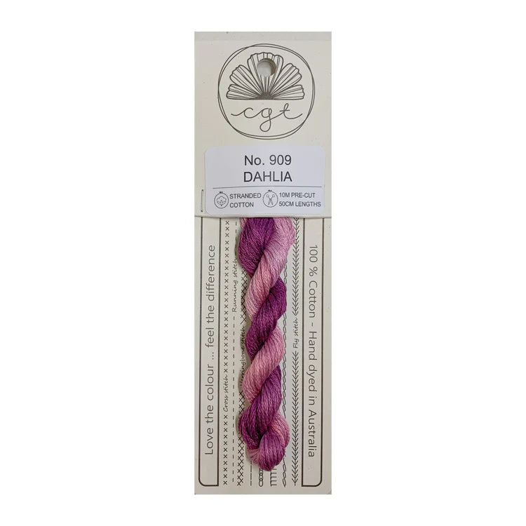 Dahlia No 909 - Cottage Garden Threads, Thread & Floss, The Crafty Grimalkin - A Cross Stitch Store
