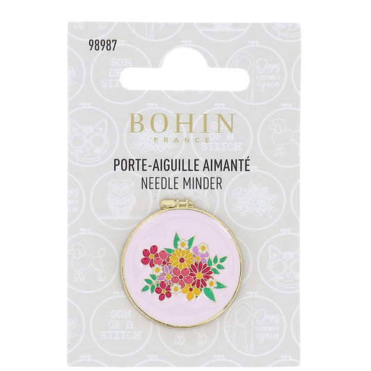 Bohin Magnetic Needle Minder 1in Flowers, Hand-Sewing Needles, Hand-Sewing Needles, The Crafty Grimalkin - A Cross Stitch Store