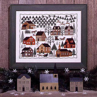 Christmas Village No. 79 - The Prairie Schooler - Cross Stitch Pattern, Needlecraft Patterns, The Crafty Grimalkin - A Cross Stitch Store