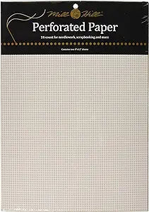14 Count White Perforated Paper - Mill Hill, The Crafty Grimalkin - A Cross Stitch Store