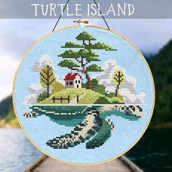 Vanishing Isle - Autumn Lane - Cross Stitch Pattern, Uncategorized, The Crafty Grimalkin - A Cross Stitch Store