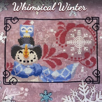 Whimsical Winter - Autumn Lane - Cross Stitch Pattern, The Crafty Grimalkin - A Cross Stitch Store