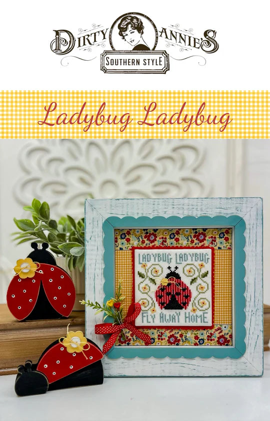 Ladybug Ladybug - Dirty Annie's - Cross Stitch Pattern, Needlecraft Patterns, Needlecraft Patterns, The Crafty Grimalkin - A Cross Stitch Store