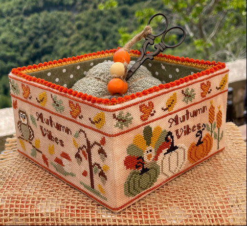 Autumn Vibes Basket - Mani Di Donna - Cross Stitch Pattern