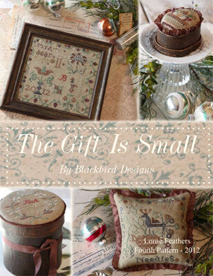 The Gift is Small - Blackbird Designs - Cross Stitch Pattern, Needlecraft Patterns, Needlecraft Patterns, The Crafty Grimalkin - A Cross Stitch Store