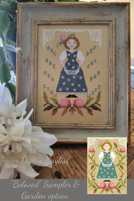 Beloved Sampler and Garden - By the Bay Needleart - Cross Stitch Pattern
