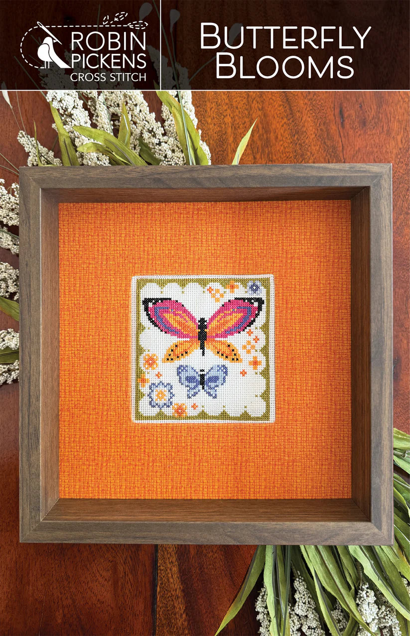 Butterfly Blooms - Robin Pickens - Cross Stitch Pattern, Needlecraft Patterns, The Crafty Grimalkin - A Cross Stitch Store