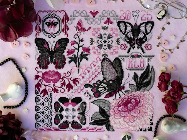 Butterfly Bouquet - Sprouting Lupine - Cross Stitch Pattern