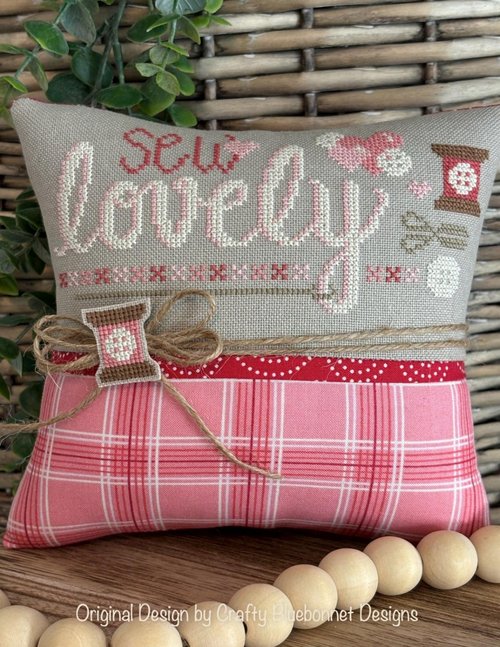 Lovely - Crafty Bluebonnet Designs - Cross Stitch Pattern