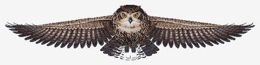 The Owl CD005l Counted Cross-Stitch Kit - Luca- S, Needlecraft Kits, The Crafty Grimalkin - A Cross Stitch Store