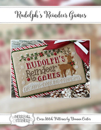 Rudolph's Reindeer Games - Cherry Hill Stitchery - Cross Stitch Pattern, Cross Stitch Patterns, The Crafty Grimalkin - A Cross Stitch Store