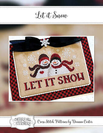 Let it Snow - Cherry Hill Stitchery - Cross Stitch Pattern, Cross Stitch Patterns, The Crafty Grimalkin - A Cross Stitch Store