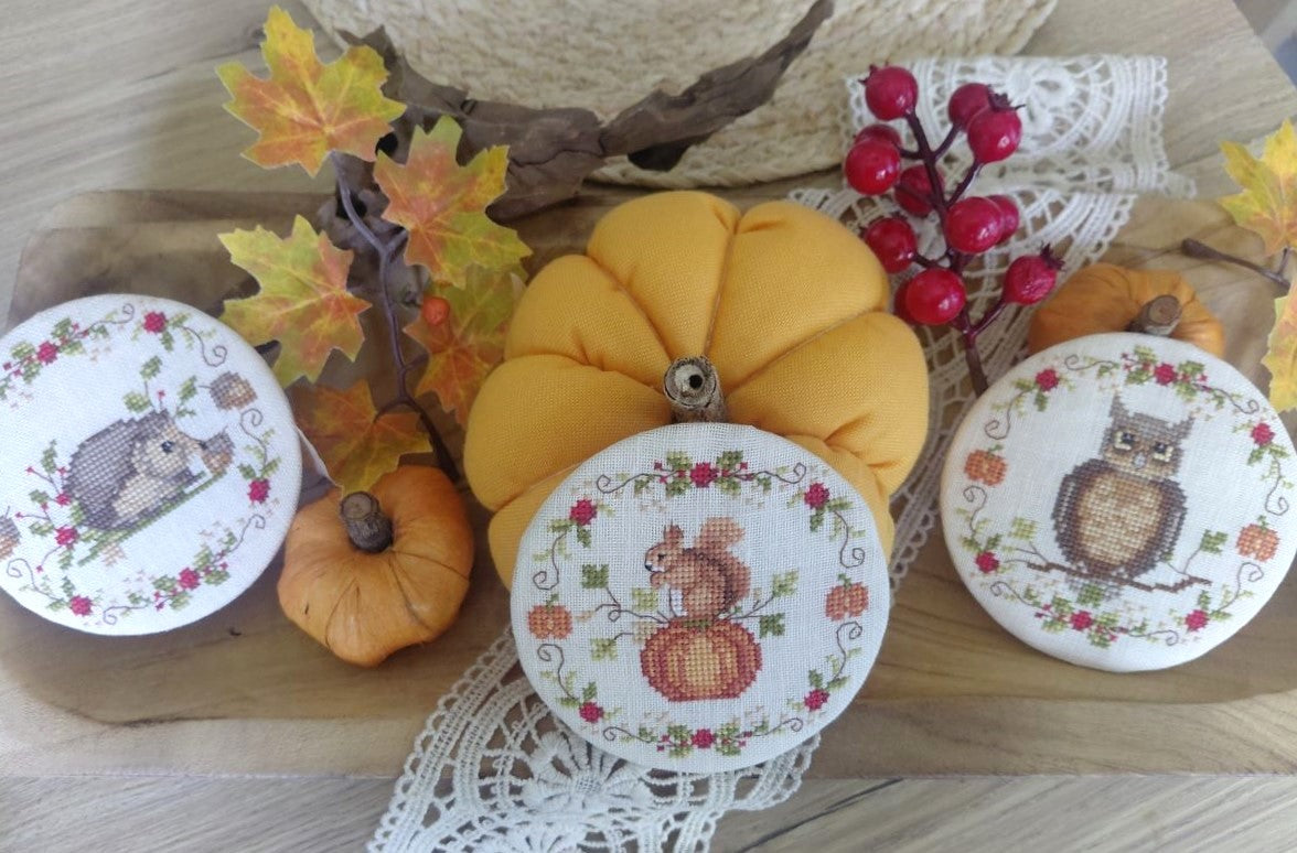 Decori tris Autumn - Serenita di Campagna - Cross Stitch Pattern